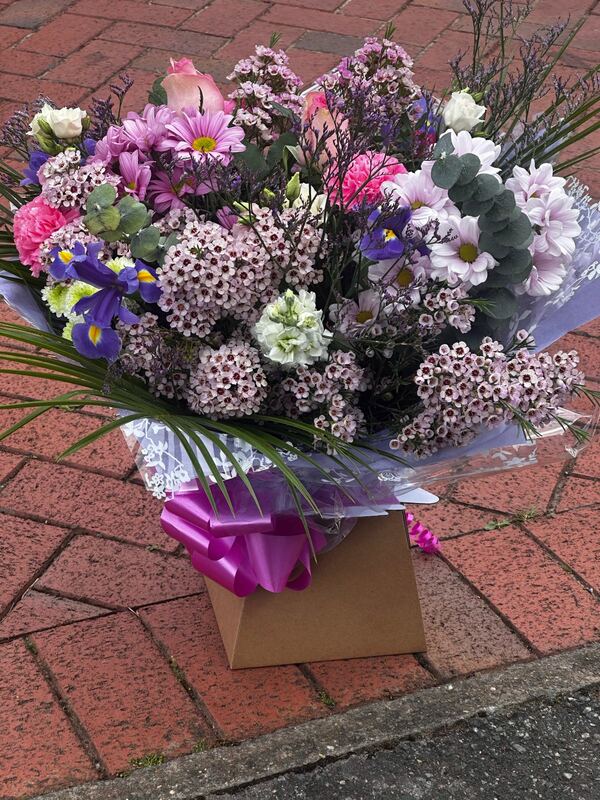 Flowers delivered to customer