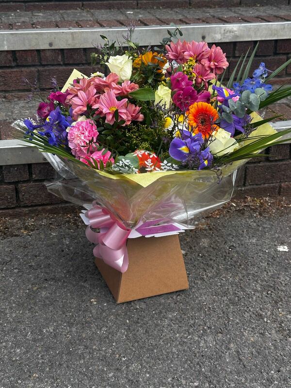 Flowers delivered to customer