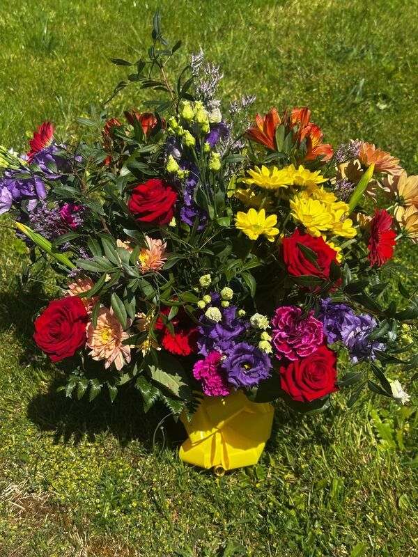 Flowers delivered to customer