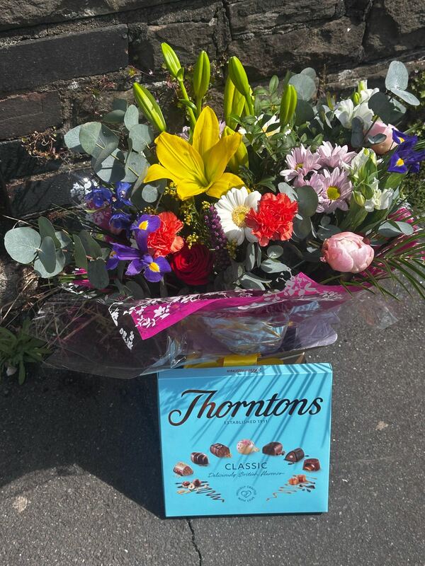 Flowers delivered to customer