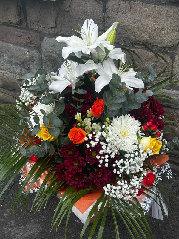 Flowers delivered to customer