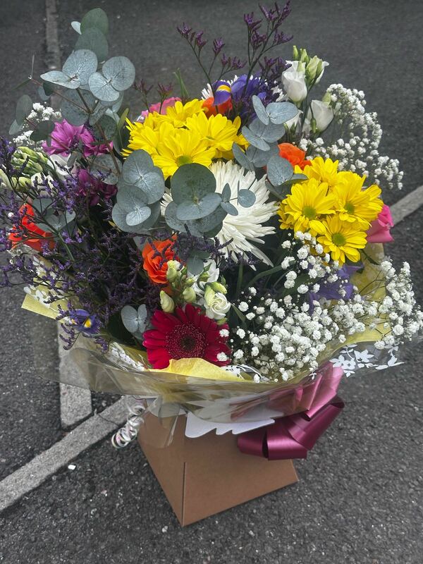 Flowers delivered to customer