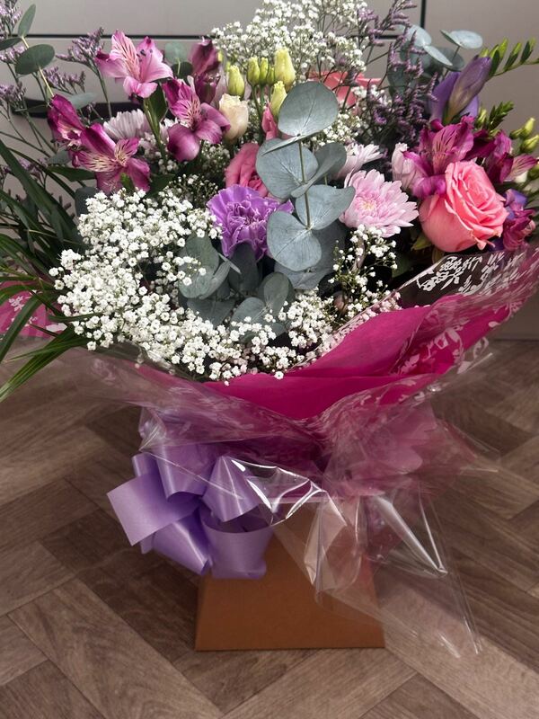 Flowers delivered to customer