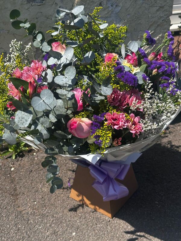 Flowers delivered to customer