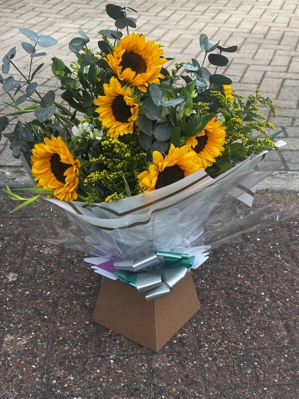 Flowers delivered to customer