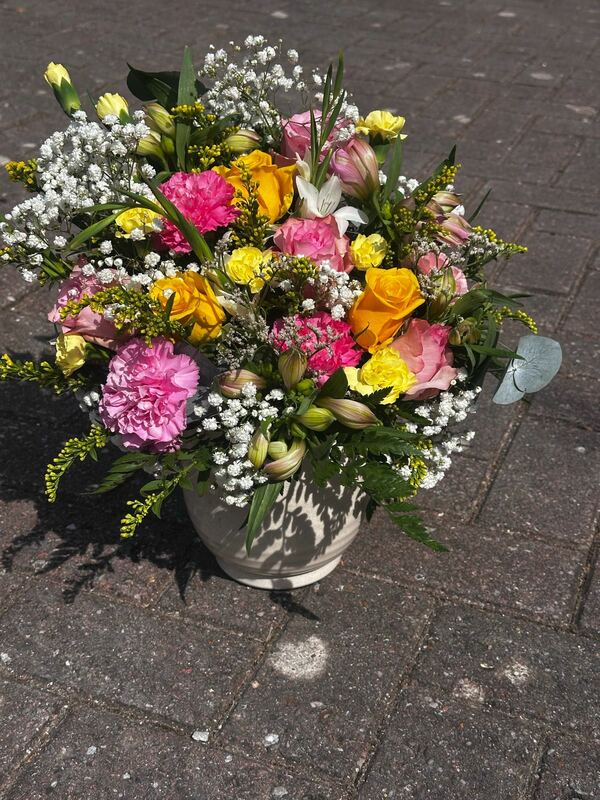 Flowers delivered to customer