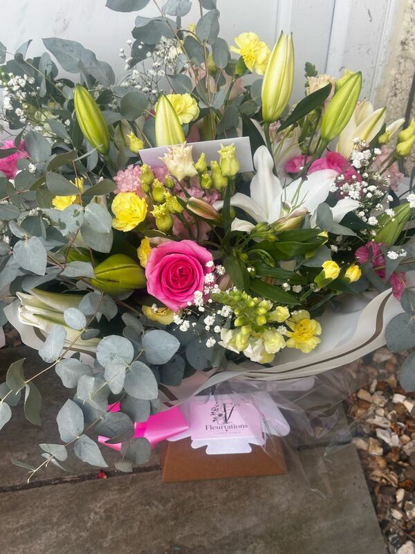 Flowers delivered to customer