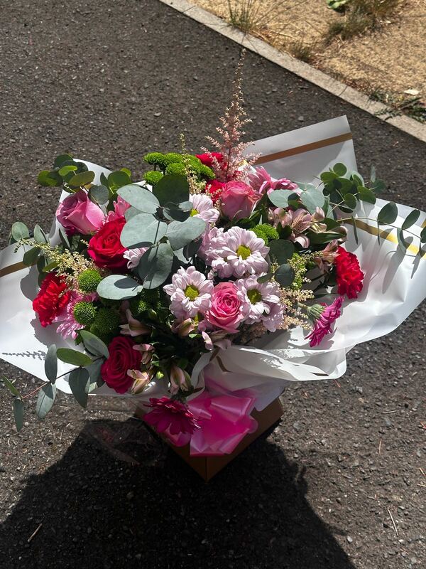 Flowers delivered to customer