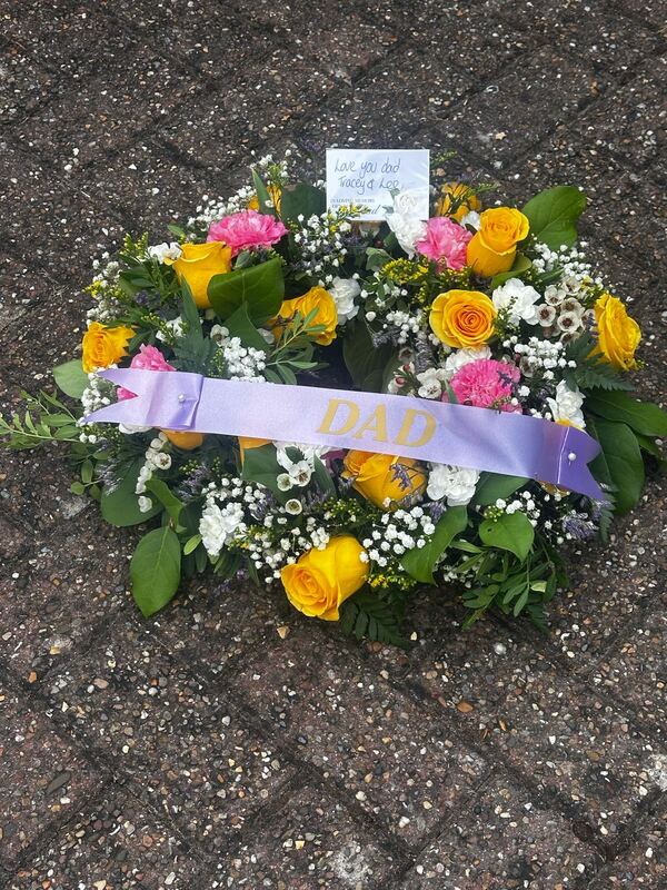 Flowers delivered to customer