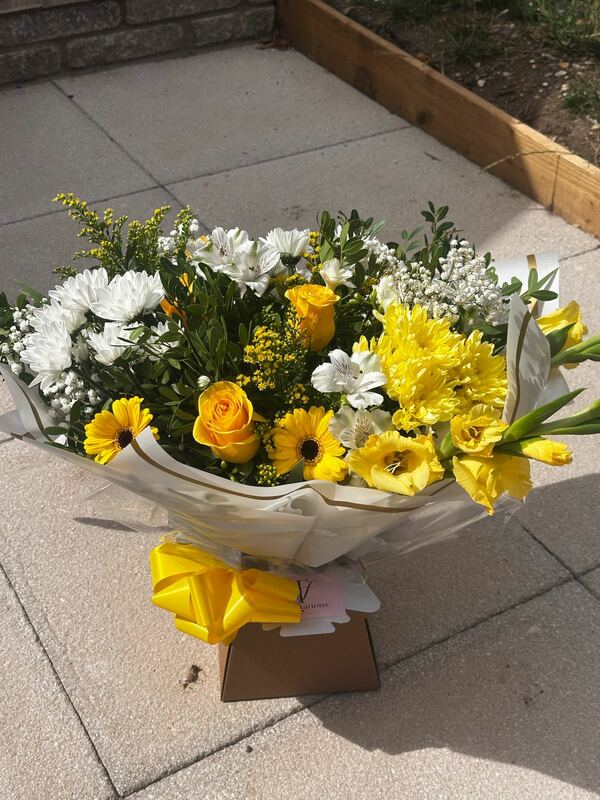 Flowers delivered to customer