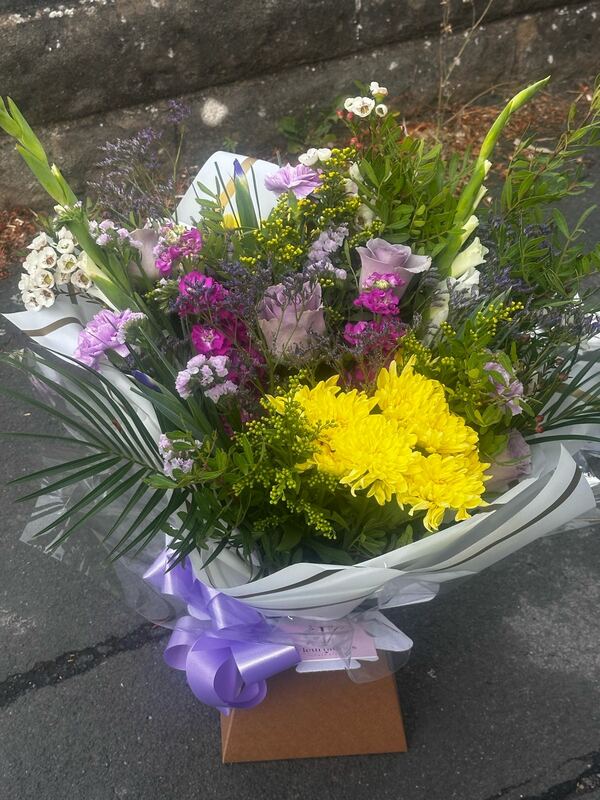 Flowers delivered to customer