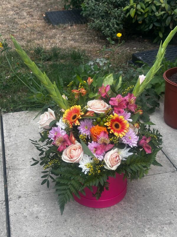 Flowers delivered to customer