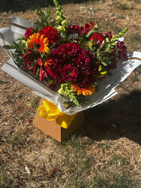 Flowers delivered to customer