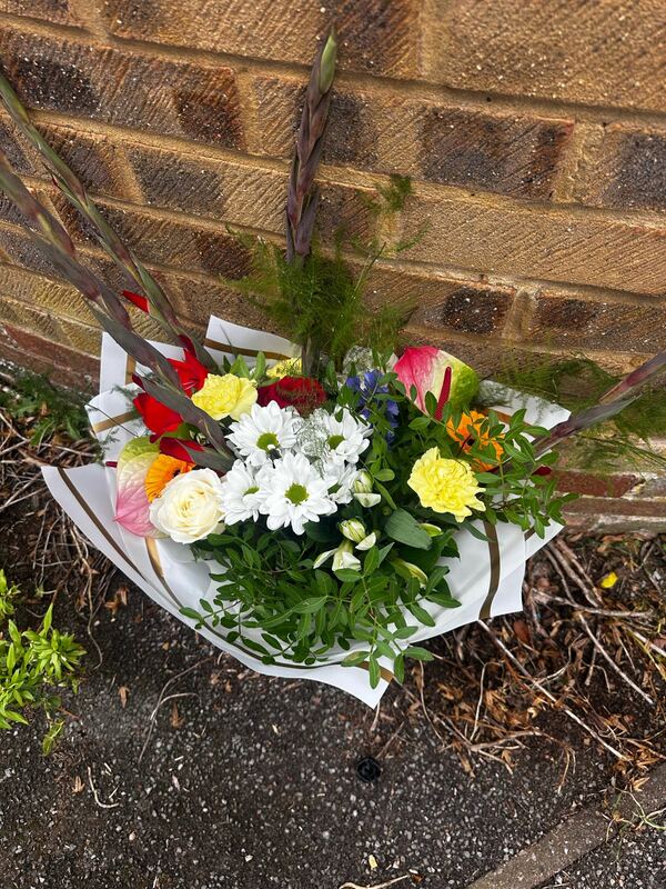 Flowers delivered to customer