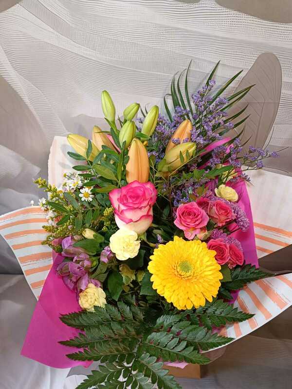 Flowers delivered to customer