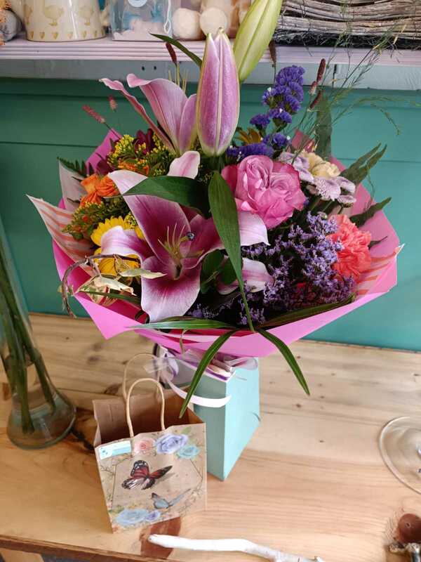 Flowers delivered to customer