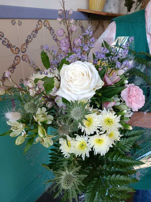 Flowers delivered to customer