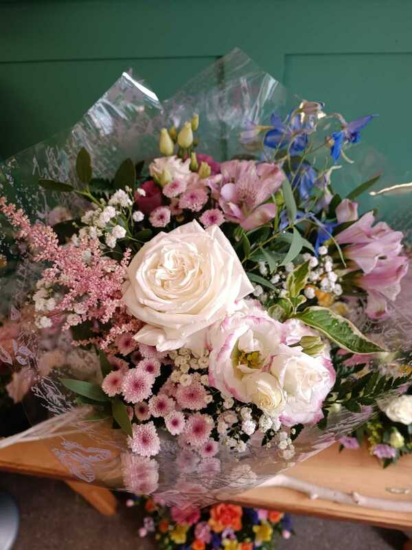 Flowers delivered to customer
