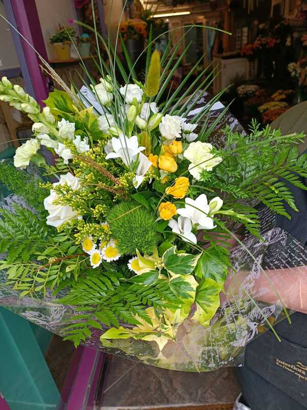 Flowers delivered to customer