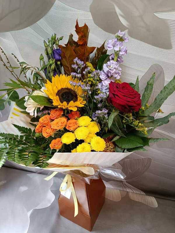 Flowers delivered to customer