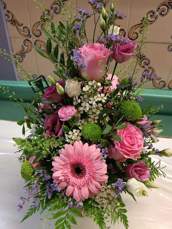 Flowers delivered to customer