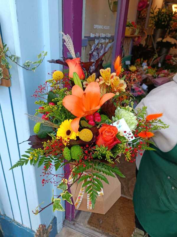 Flowers delivered to customer