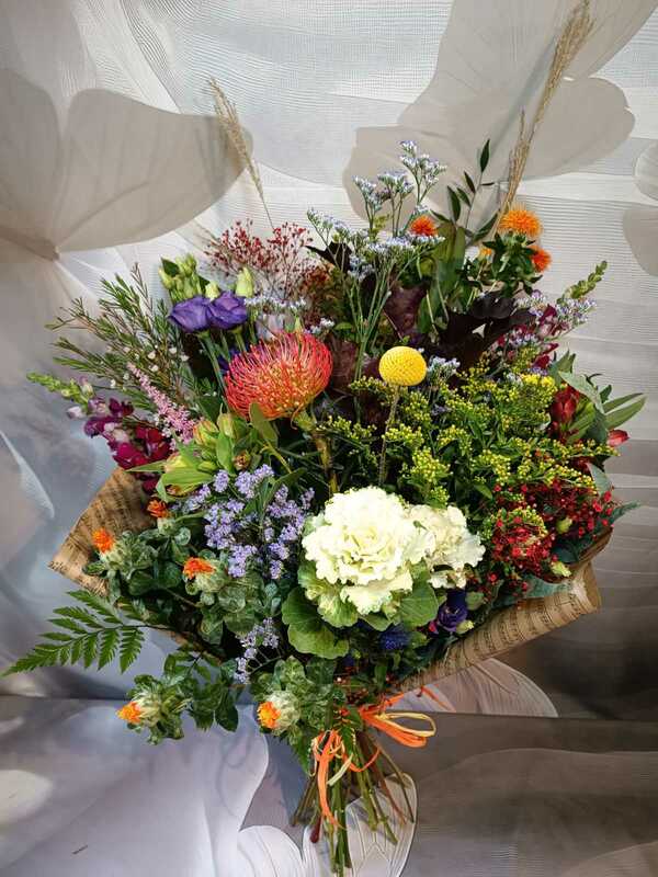 Flowers delivered to customer