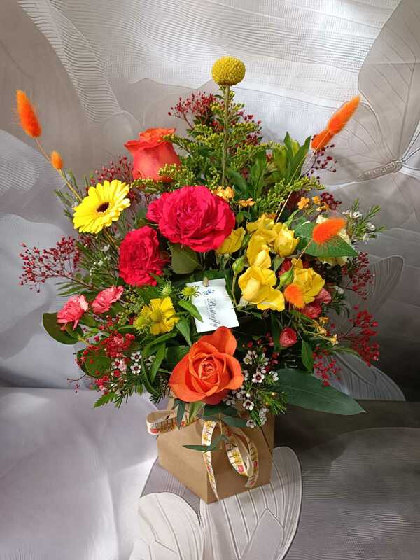 Flowers delivered to customer