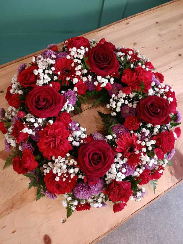 Flowers delivered to customer