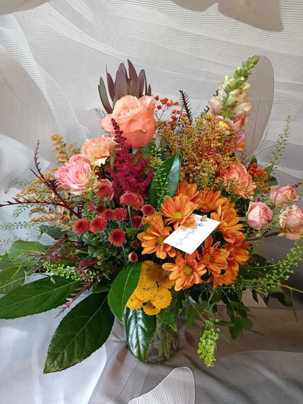 Flowers delivered to customer