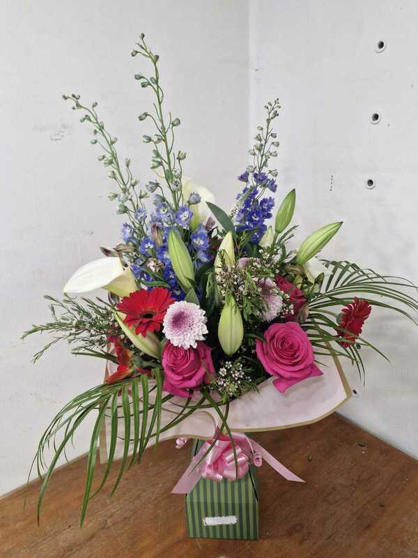 Flowers delivered to customer