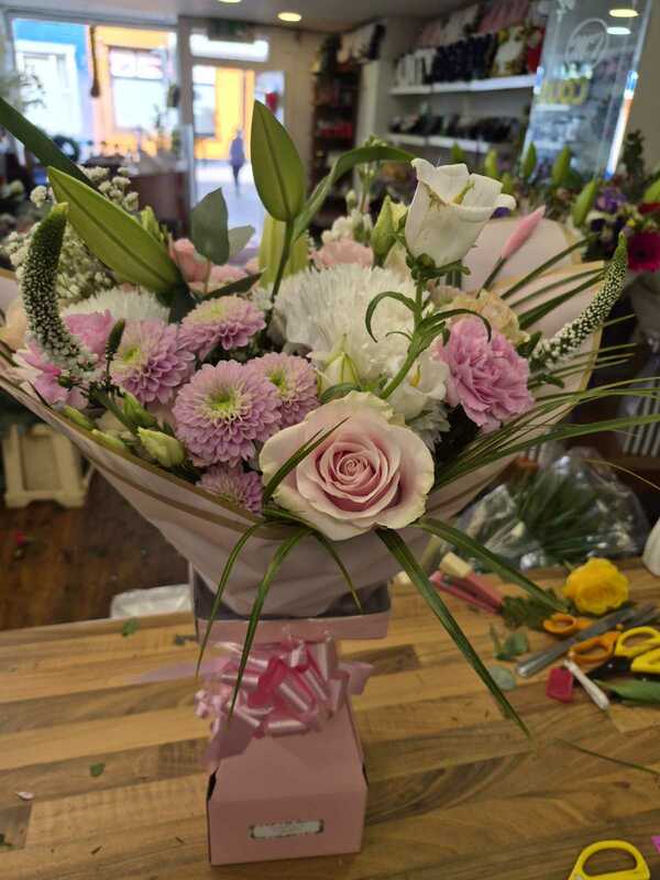 Flowers delivered to customer