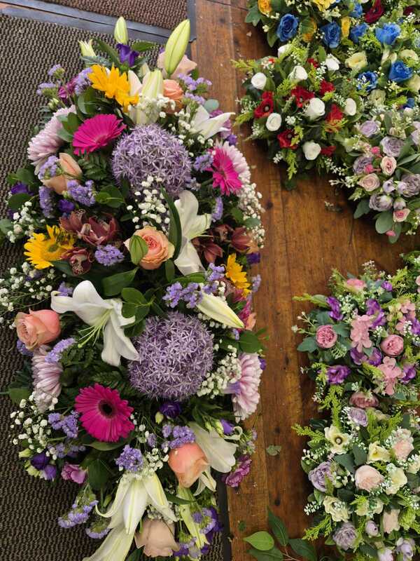 Flowers delivered to customer