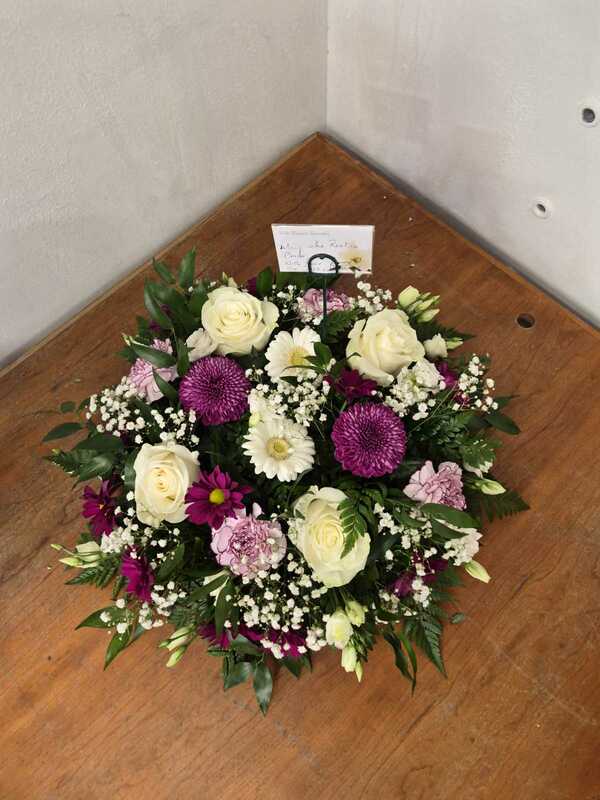 Flowers delivered to customer