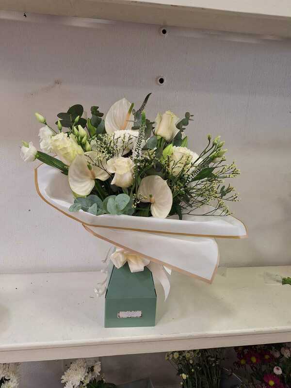 Flowers delivered to customer