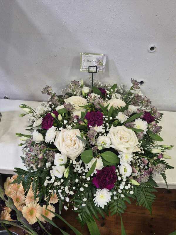 Flowers delivered to customer