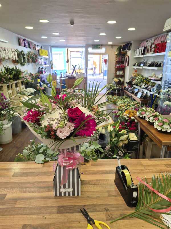 Flowers delivered to customer