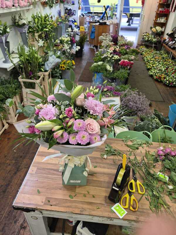 Flowers delivered to customer