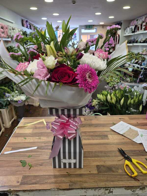 Flowers delivered to customer