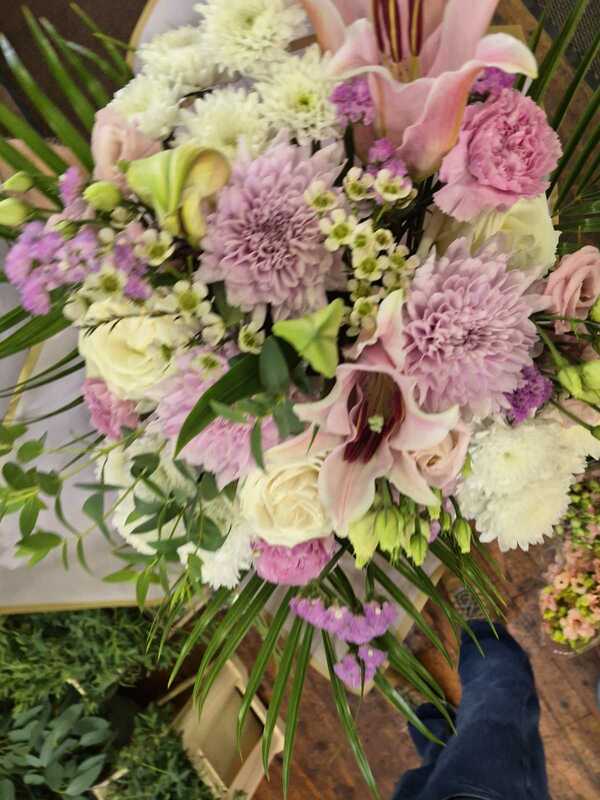 Flowers delivered to customer