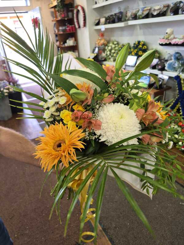 Flowers delivered to customer