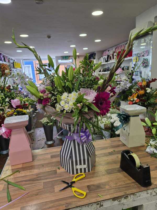 Flowers delivered to customer