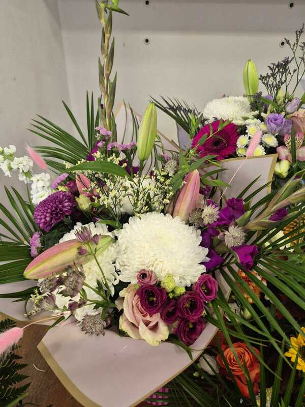 Flowers delivered to customer