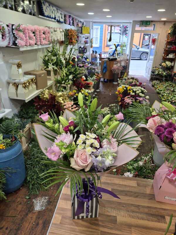 Flowers delivered to customer