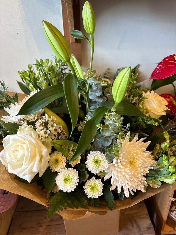 Flowers delivered to customer