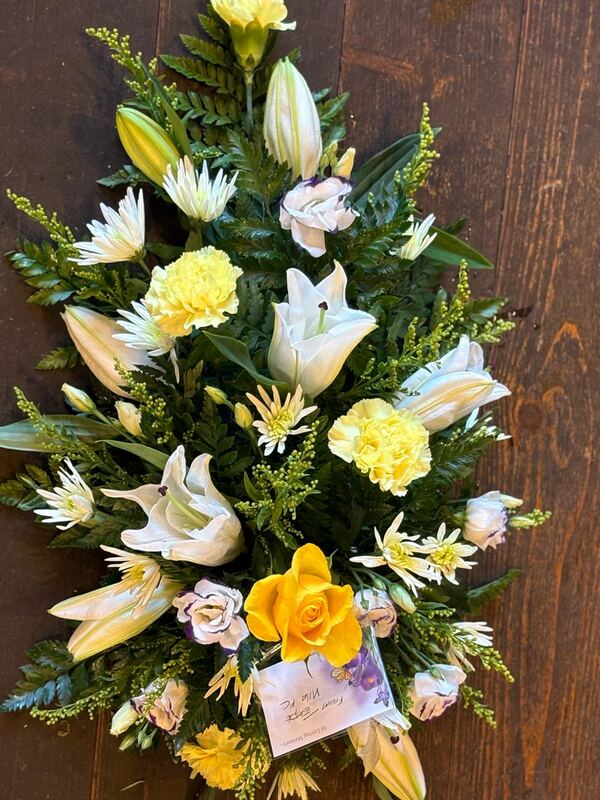 Flowers delivered to customer