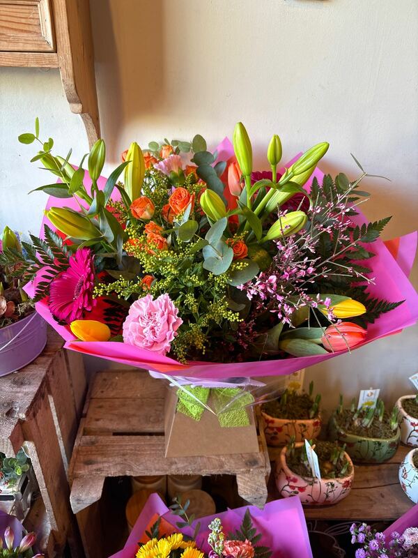 Flowers delivered to customer