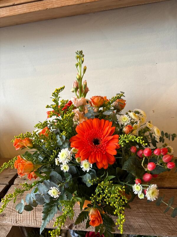 Flowers delivered to customer