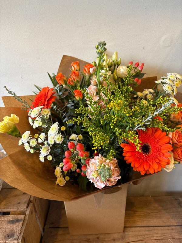 Flowers delivered to customer