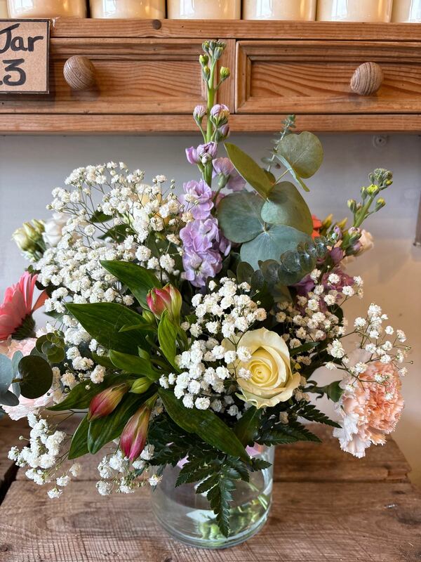 Flowers delivered to customer